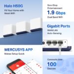 Sistema Mesh Mercusys Halo H50G AC1900 Dual-Band WiFi 5 Gigabit (Pack-3) - Image 4