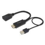 Adaptador EQUIP  HDMI-DisplayPort M/F Preto