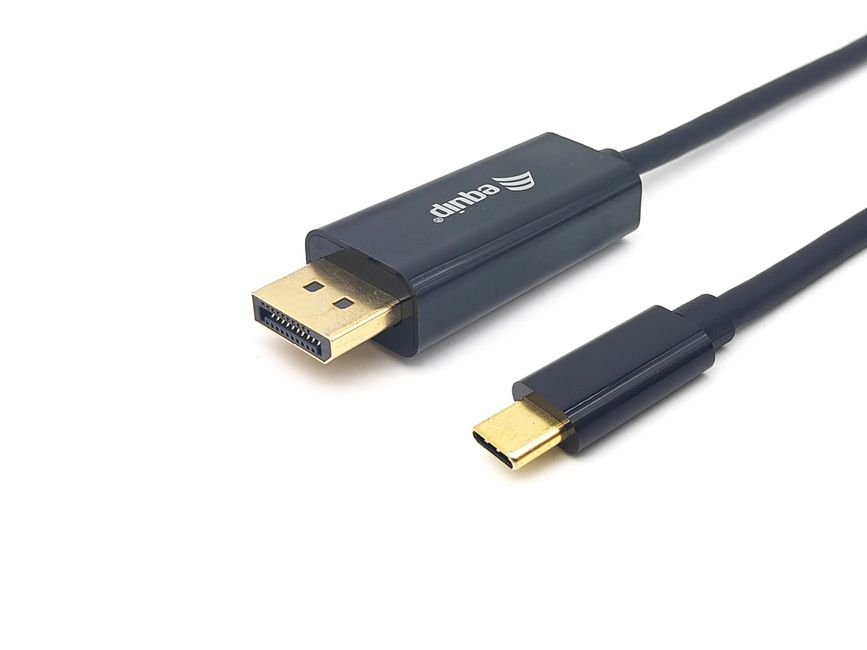 133428 Cabo Equip USB-C p/ DisplayPort M/M 4K/60Hz 3m Preto - Image 1