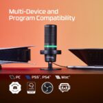 Microfone HyperX DuoCast RGB USB Preto - Image 9
