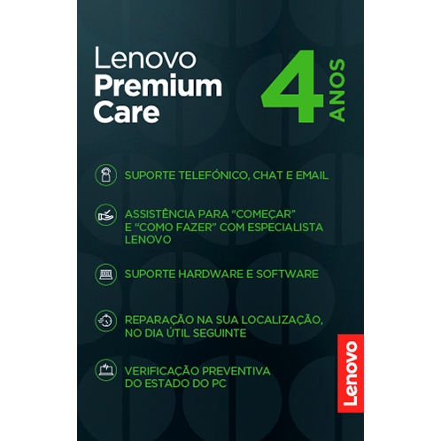 5WS1A39936 Serviço Suporte Lenovo Premium Care 4 anos - Image 1