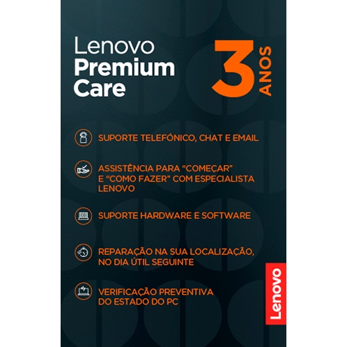 5WS1A39938 Serviço Suporte Lenovo Premium Care 3 anos - Image 1