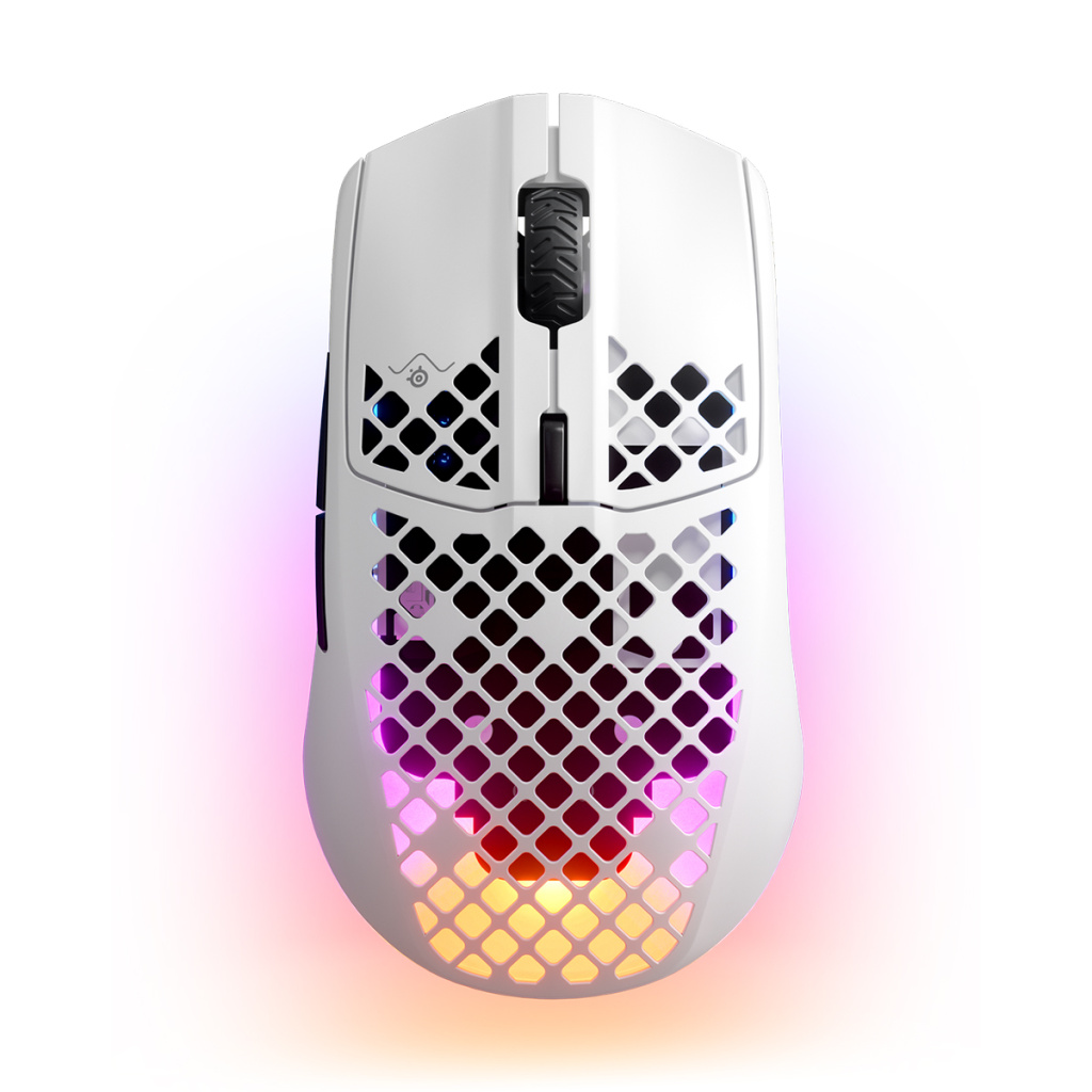 Rato Steelseries Aerox 3 (2022) RGB Wireless/Bluetooth Branco