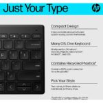 Teclado HP 350 Compact Multi-Device Bluetooth PT Preto - Image 3