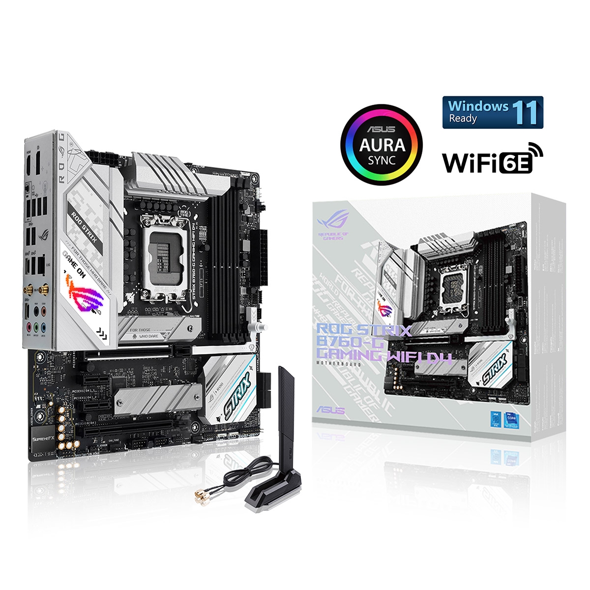 90MB1DE0-M0EAY0 Motherboard ASUS ROG STRIX B760-G GAMING WIFI D4 - Image 1
