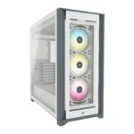 Caixa Extended-ATX Corsair iCUE 5000X RGB Tempered Glass Branca