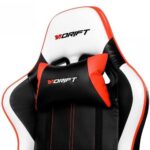 Cadeira Gaming DRIFT DR175 Preta/Branca/Vermelha - Image 6