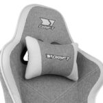 Cadeira Gaming Drift DR90 Pro Cinzenta/Branca - Image 10