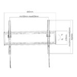 Suporte Ewent EW1507 Easy Tilt TV Wall Mounting Bracket XL 37" - 70" - Image 4