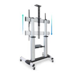 Suporte Móvel Tooq PARTENON 60" a 100" Máx. 100Kg Prateado - Image 5