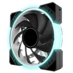 Ventoinha Eurotech 120MM RGB RING LED FICHA 3PIN+4PIN BLACK