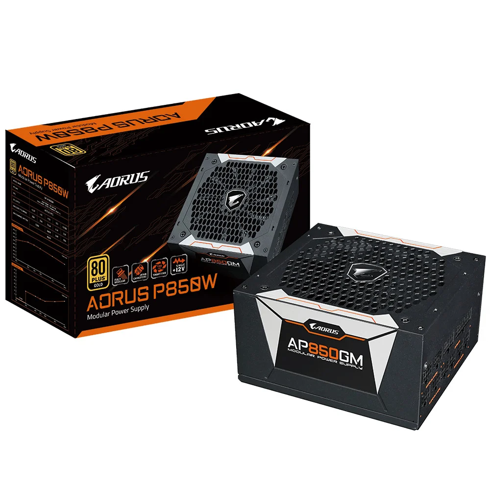 GP-AP850GM Fonte de Alimentação Gigabyte AORUS P850W 80+ Gold Modular - Image 1
