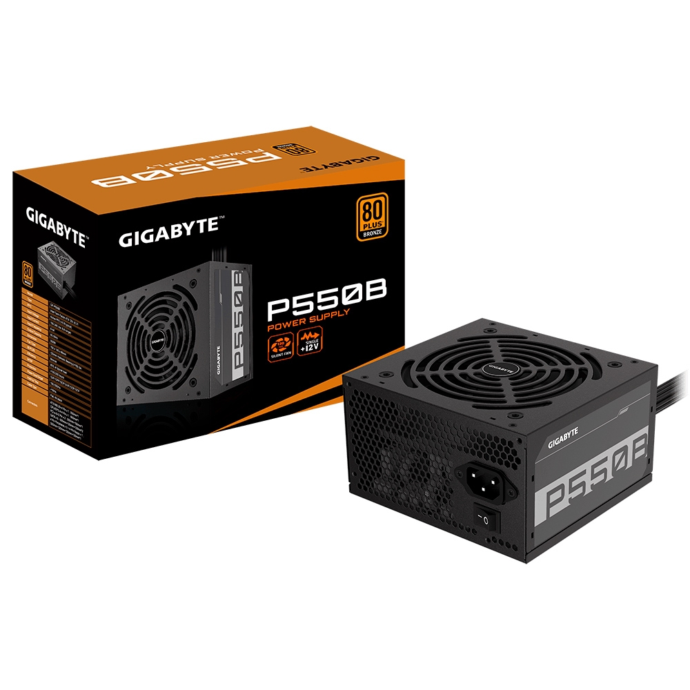 GP-P550B Fonte de Alimentação Gigabyte PB550B 550W ATX 80+ Bronze - Image 1