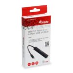 Hub Equip USB 3.1 Type-C to 4-Port USB 3.0 - Image 2