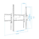 Suporte de Parede Tooq Tilt 60" a 100" Max. 130Kg - Image 7