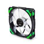 Ventoinha Nox Hummer H-fan 120 LED Green - Image 2