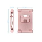 Suporte de Mesa Tooq Ajustável p/ Smartphone/Tablet Max. 10" Rosa - Image 9