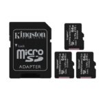 Cartão de memória Micro SDXC Kingston 64GB Canvas Select Plus 100R A1 C10 Card (Pack 3)