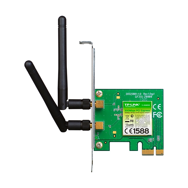 TL-WN881ND Placa de Rede TP-Link TL-WN881ND 300Mbps Wireless N PCI Express - Image 1