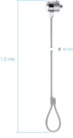 Cadeado Tooq Anti-Roubo c/Chave 1.50m - Image 3