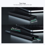 Caixa Externa SSD Tooq M.2 NGFF/NVMe SSD - USB 3.1 Gen 2 Preto - Image 8