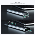 Caixa SSD Tooq M.2 NGFF/NVMe SSD - USB 3.1 Gen 2 Cinza - Image 7