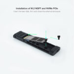 Caixa SSD Tooq M.2 NGFF/NVMe SSD - USB 3.1 Gen 2 Cinza - Image 8