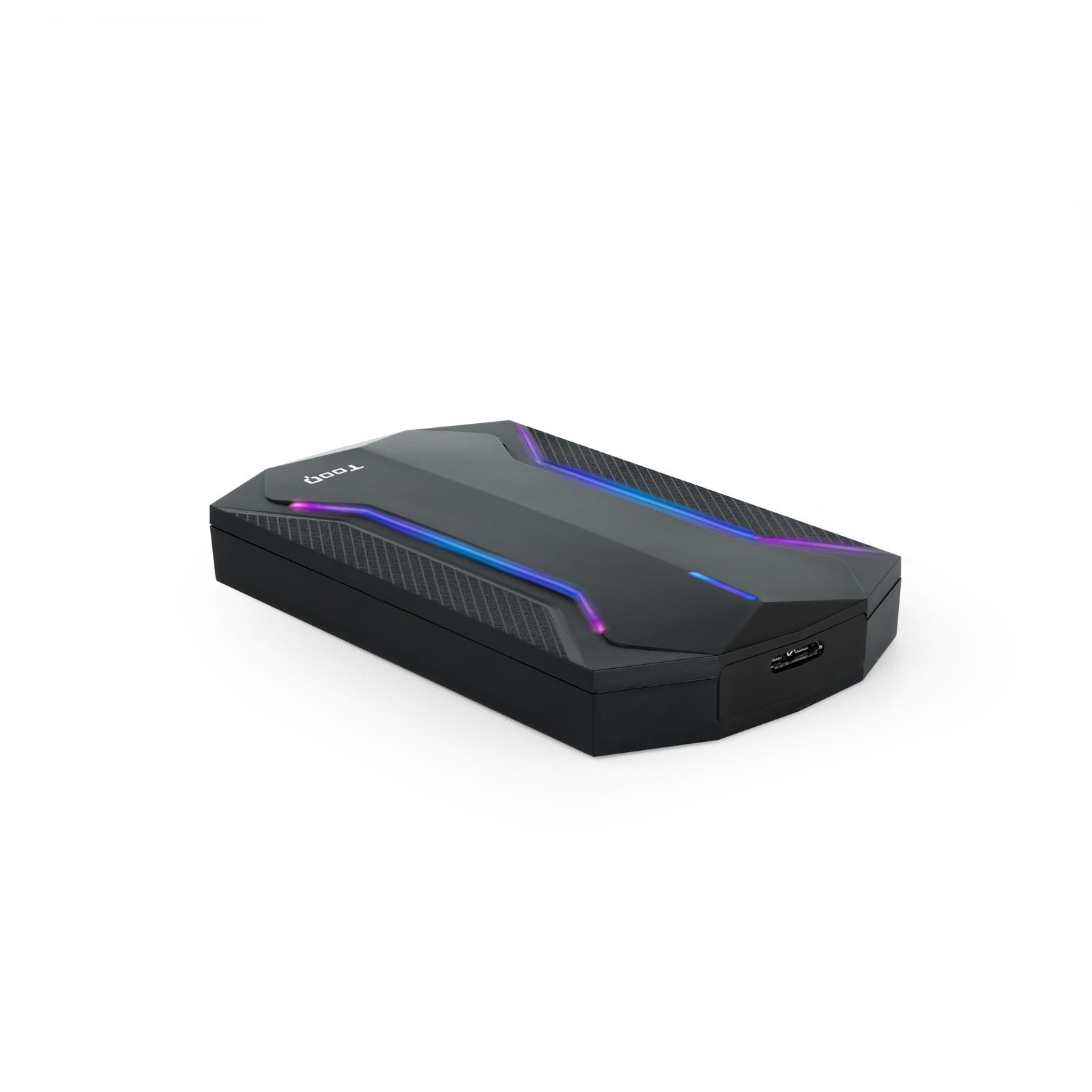 TQE-2599RGB Caixa Externa Gaming Tooq HDD/SSD 2.5" SATA (95mm) RGB - Image 1