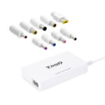 Carregador de Portátil Slim Tooq 100W 1x USB 9 Conectores Branco
