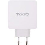 Carregador Tooq Duplo USB-C PD + USB-A QC 3.0 48W Branco