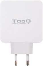 Carregador Tooq Duplo USB-C PD + USB-A QC 3.0 48W Branco