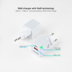 Carregador GaN Tooq USB-C/PD 30W + USB-A/QC 30W - Image 3
