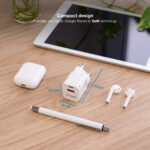 Carregador GaN Tooq USB-C/PD 30W + USB-A/QC 30W - Image 2