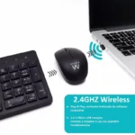 TECLADO E RATO WIRELESS, TECLAS SILENCIOSAS DE BAIXO PERFIL, BOTÕES MULTIMÉDIA - Image 2