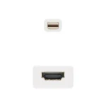 Conversor Nanocable Mini Displayport Macho > HDMI Femea 15 CM Branco - Image 2