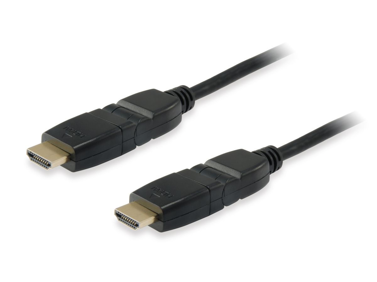 119365 Cabo EQUIP giratório HDMI 2.0 5m - Image 1