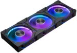 Ventoinha 120mm Phanteks D30 PWM reverse Airflow D-RGB Preto (Pack 3)
