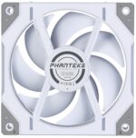 Ventoinha 120mm Phanteks D30 PWM reverse Airflow D-RGB Branco (Pack 3) - Image 3