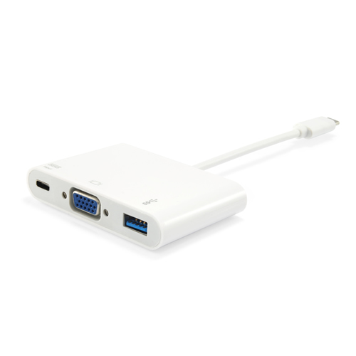 133462 Cabo EQUIP Adaptador Type-C p/ VGA + USB M/F - Image 1