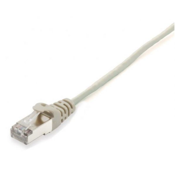 605510 Cabo de Rede EQUIP RJ45 S/FTP HF Cat.6 Branco 1m - Image 1