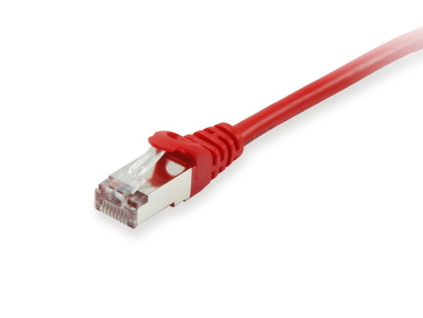 605521 Cabo de Rede EQUIP RJ45 Cat.6 S/FTP 2,0m Vermelho - Image 1