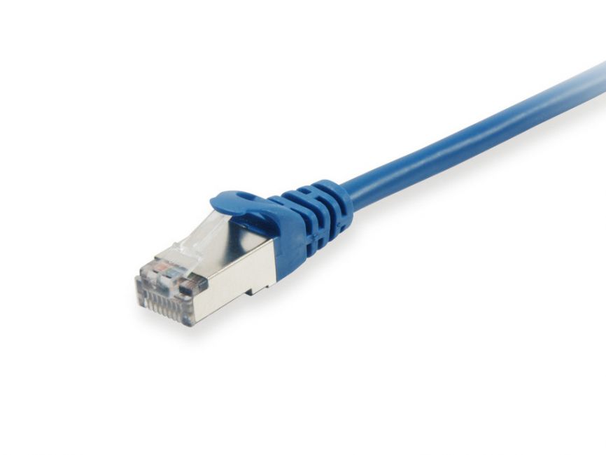 605532 Cabo de Rede EQUIP RJ45 Cat.6 S/FTP 3,0m Azul - Image 1