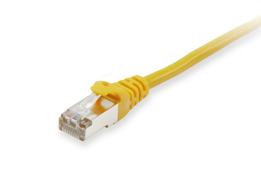 605561 Cabo de Rede EQUIP RJ45 Cat.6 S/FTP 2,0m Amarelo - Image 1