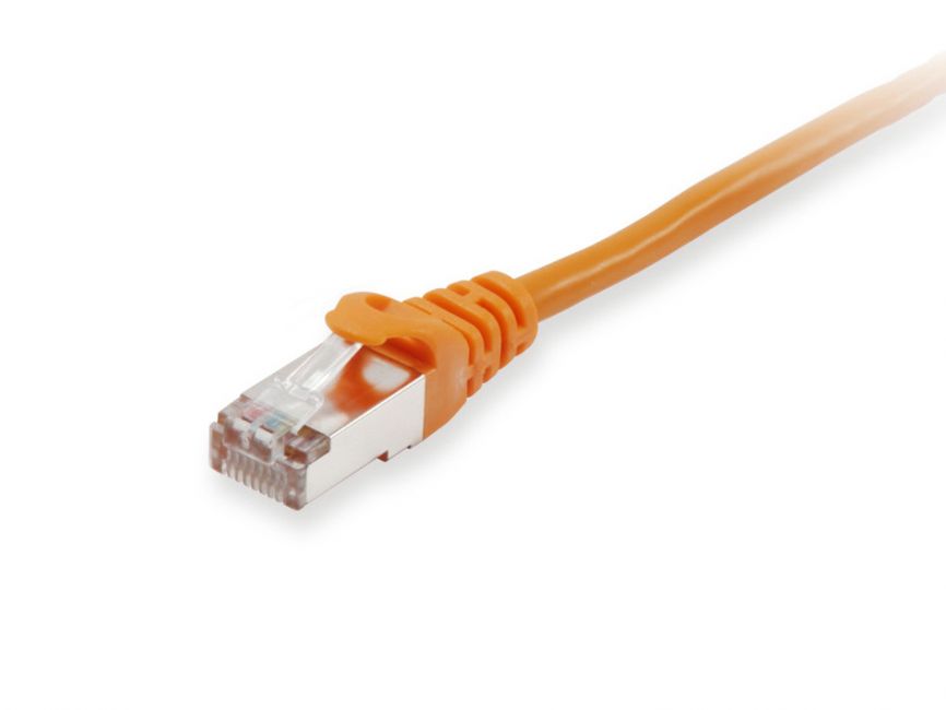 605574 Cabo de Rede EQUIP CHICOTE CAT6 S/FTP LSZH 5m LARANJA - Image 1