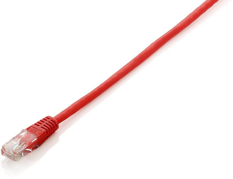 625427 Cabo de Rede EQUIP RJ45 U/UTP Cat6 Vermelho 50cm - Image 1