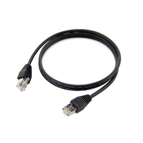 625455 Cabo de Rede RJ45 Equip Cat.6 UTP 7.5m Preto - Image 1