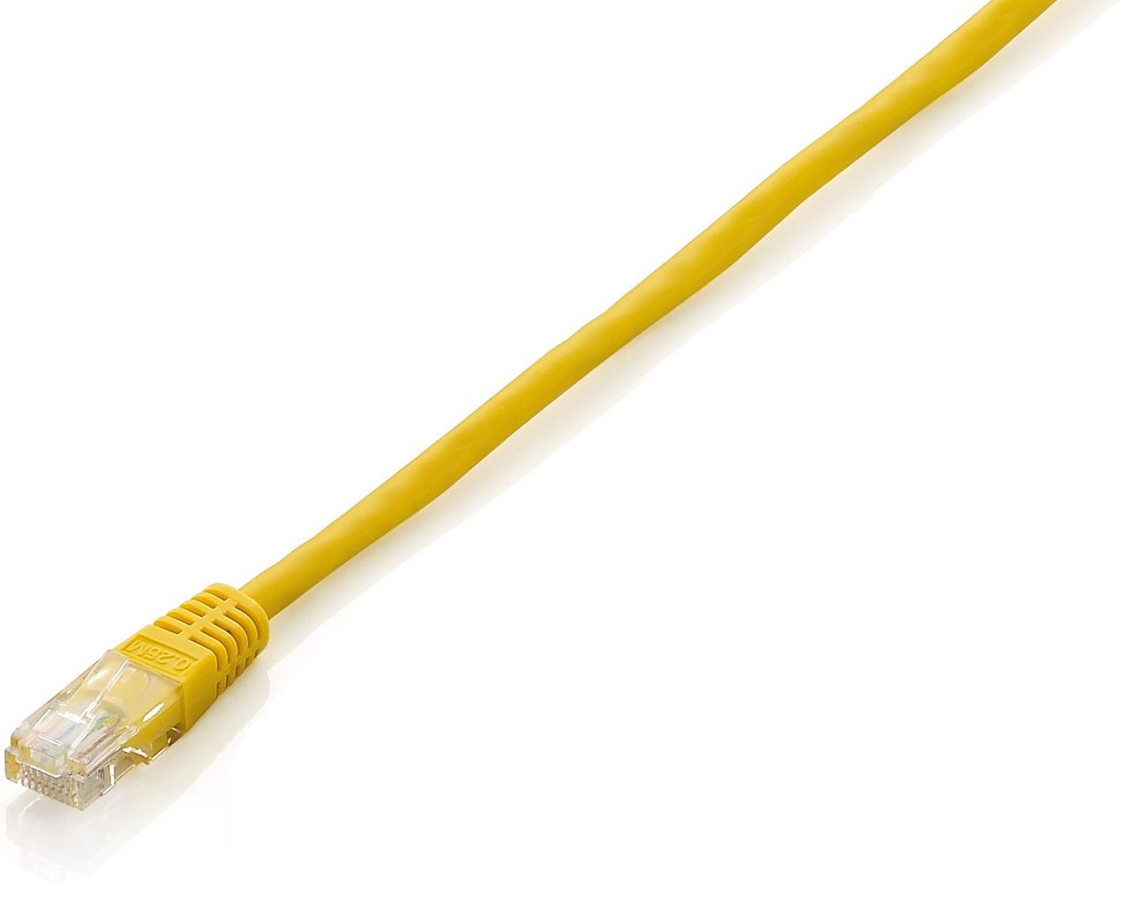 625468 Cabo de Rede EQUIP RJ45 U/UTP Cat6 Amarelo 15m - Image 1
