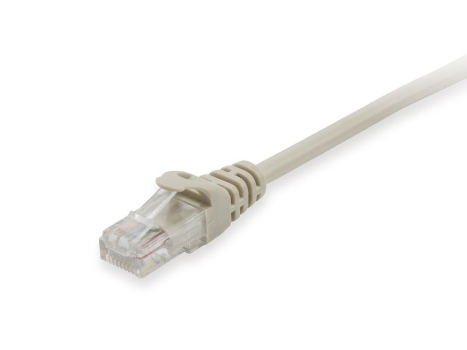 825413 Cabo de Rede EQUIP RJ45 Cat.5e U/UTP 0,25m Bege - Image 1