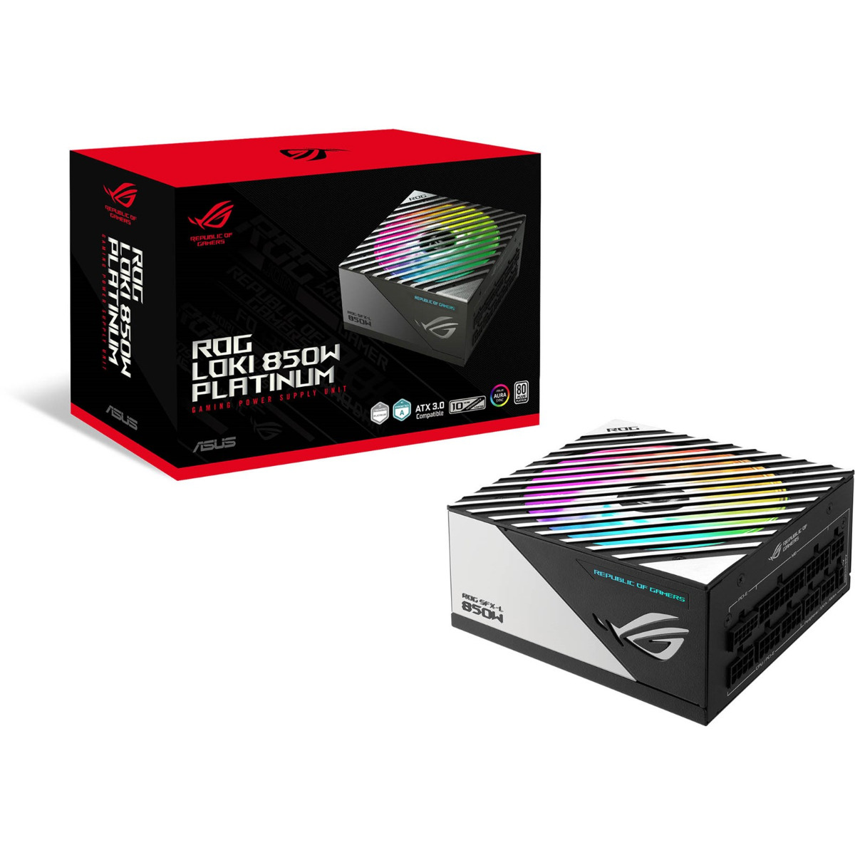 90ye00n3-b0na00 Fonte de Alimentação Asus ROG Loki SFX-L 850W 80+ Platinum Modular - Image 1