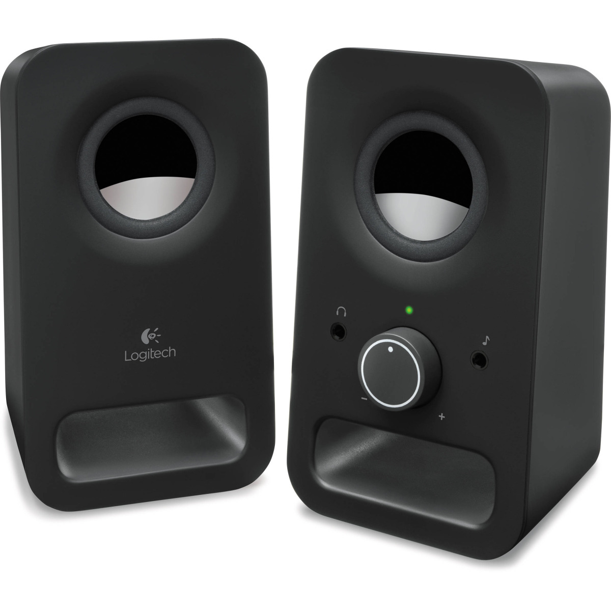 980-000814 Colunas Logitech Z150 Compact Stereo 2.0 6W Peak / 3W RMS Pretas - Image 1